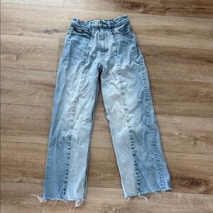 Abercrombie and Fitch the crop wide leg Jean